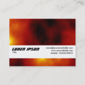 Texturband - Solarfackel II Visitenkarte (Rückseite)