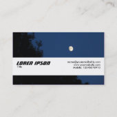 Texturband - Sommernacht Visitenkarte (Rückseite)