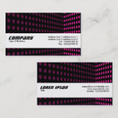 Texturband - Tone Corner - Hot Pink Visitenkarte (Vorne/Hinten)