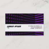 Texturband - Tone Corner - Lila Visitenkarte (Rückseite)