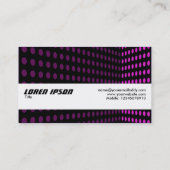 Texturband - Tone Corner - Magenta Visitenkarte (Rückseite)