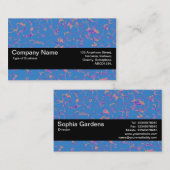 Texturband V2 - Abstrakt 080716(1) Visitenkarte (Vorne/Hinten)