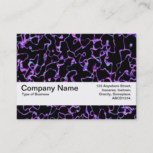 Texturband V2 - Abstrakt 080716(3) Visitenkarte (Vorderseite)