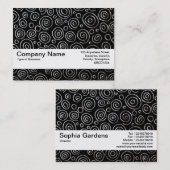 Texturband V2 - Abstrakt 181112 - Exotisches Metal Visitenkarte (Vorne/Hinten)