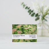 Texturband V2 - Beiblatt "Herbstfreude" Visitenkarte (Stehend Vorderseite)