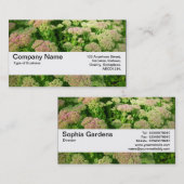 Texturband V2 - Beiblatt "Herbstfreude" Visitenkarte (Vorne/Hinten)