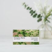 Texturband V2 - Beiblatt "Herbstfreude" Visitenkarte (Stehend Vorderseite)