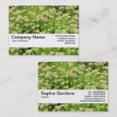 Texturband V2 - Blauer Herbst Visitenkarte (Vorne/Hinten)