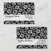 Texturband V2 - Blume Visitenkarte (Vorne/Hinten)