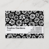 Texturband V2 - Blume Visitenkarte (Rückseite)