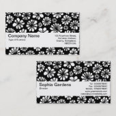 Texturband V2 - Blume Visitenkarte (Vorne/Hinten)