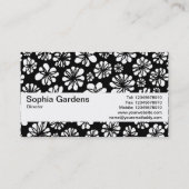 Texturband V2 - Blume Visitenkarte (Rückseite)