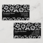 Texturband V2 - Blume Visitenkarte (Vorne/Hinten)