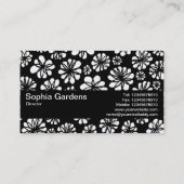 Texturband V2 - Blume Visitenkarte (Rückseite)