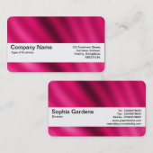 Texturband V2 - Crimson Gradient Visitenkarte (Vorne/Hinten)