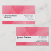 Texturband V2 - Cyan Curves Visitenkarte (Vorne/Hinten)