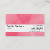 Texturband V2 - Cyan Curves Visitenkarte (Rückseite)