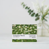 Texturband V2 - Daisy Meadow Visitenkarte (Stehend Vorderseite)