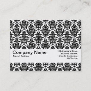 Texturband V2 - Damask Muster Visitenkarte