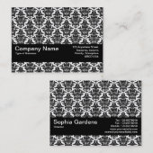 Texturband V2 - Damask Muster Visitenkarte (Vorne/Hinten)