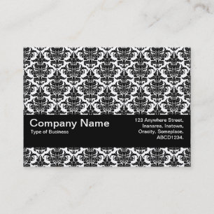 Texturband V2 - Damask Muster Visitenkarte