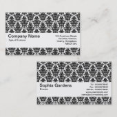 Texturband V2 - Damask Muster Visitenkarte (Vorne/Hinten)