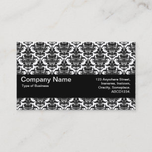 Texturband V2 - Damask Muster Visitenkarte
