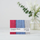 Texturband V2 - Darning Thread Visitenkarte (Stehend Vorderseite)
