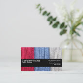 Texturband V2 - Darning Thread Visitenkarte (Stehend Vorderseite)
