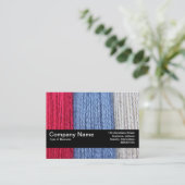 Texturband V2 - Darning Thread Visitenkarte (Stehend Vorderseite)