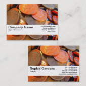 Texturband V2 - Die Farbe des Geldes Visitenkarte (Vorne/Hinten)