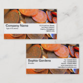 Texturband V2 - Die Farbe des Geldes Visitenkarte (Vorne/Hinten)