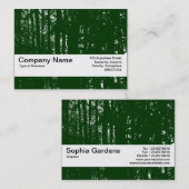 Texturband V2 - Dunkle Holzkohle HC - dunkelwaldgr Visitenkarte (Vorne/Hinten)