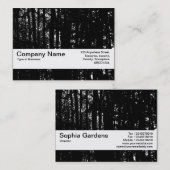 Texturband V2 - Dunkles Holz HC Visitenkarte (Vorne/Hinten)