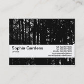 Texturband V2 - Dunkles Holz HC Visitenkarte (Rückseite)