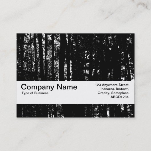 Texturband V2 - Dunkles Holz HC Visitenkarte (Vorderseite)