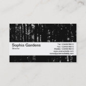 Texturband V2 - Dunkles Holz HC Visitenkarte (Rückseite)