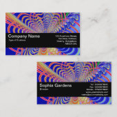 Texturband V2 - Fraktal Abstrakt 061012d Visitenkarte (Vorne/Hinten)