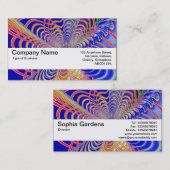 Texturband V2 - Fraktal Abstrakt 061012d Visitenkarte (Vorne/Hinten)