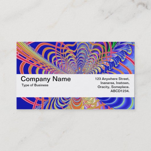 Texturband V2 - Fraktal Abstrakt 061012d Visitenkarte (Vorderseite)