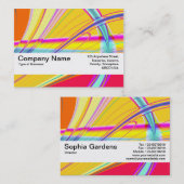 Texturband V2 - Fraktal Abstrakt 061012e Visitenkarte (Vorne/Hinten)