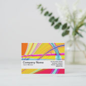 Texturband V2 - Fraktal Abstrakt 061012e Visitenkarte (Stehend Vorderseite)