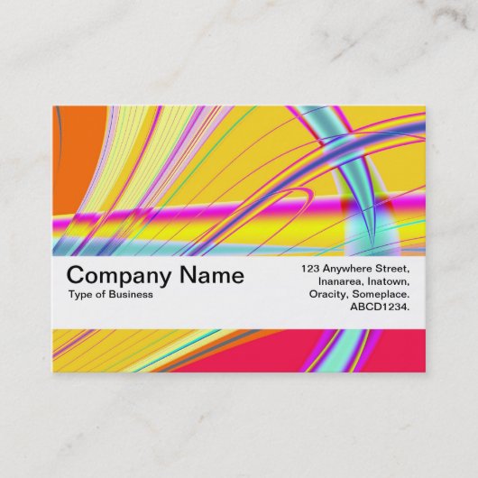 Texturband V2 - Fraktal Abstrakt 061012e Visitenkarte (Vorderseite)