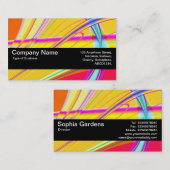 Texturband V2 - Fraktal Abstrakt 061012e Visitenkarte (Vorne/Hinten)