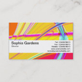 Texturband V2 - Fraktal Abstrakt 061012e Visitenkarte (Rückseite)