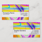 Texturband V2 - Fraktal Abstrakt 061012f Visitenkarte (Vorne/Hinten)