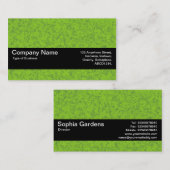 Texturband V2 - Grüner Marmor Visitenkarte (Vorne/Hinten)