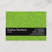 Texturband V2 - Grüner Marmor Visitenkarte (Rückseite)