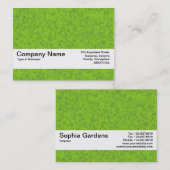 Texturband V2 - Grüner Marmor Visitenkarte (Vorne/Hinten)