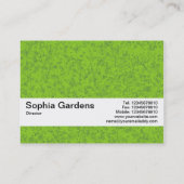 Texturband V2 - Grüner Marmor Visitenkarte (Rückseite)